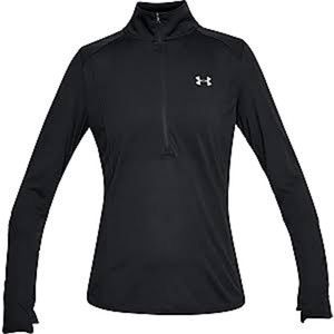 Under Armour Women's Tech Solid 1/2 Zip Top Black